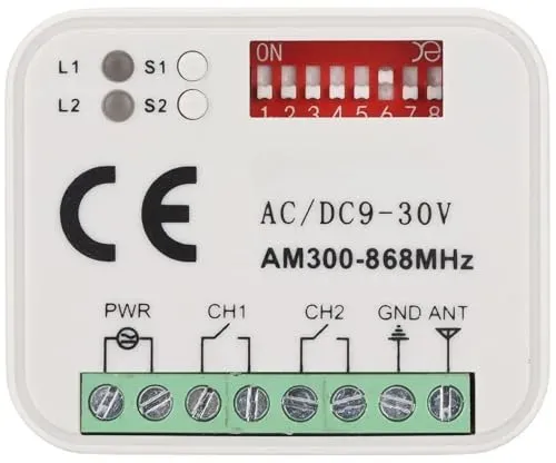 ALIRANTA récepteur compatible Nice 433,92 MHz