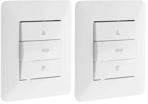 Commande volet roulant Zenitech Artezo blanche