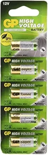 GP A23 12 V alcaline lot de 5 piles 23AE