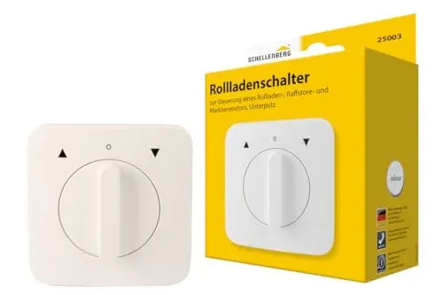 Interrupteur rotatif Schellenberg 25003 pour volet roulant