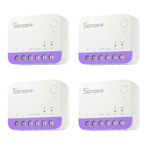 Interrupteur connecté SONOFF pour volet roulant (lot de 4)