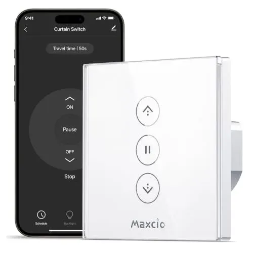 Interrupteur volet connecté Maxcio WF-CS02 tactile