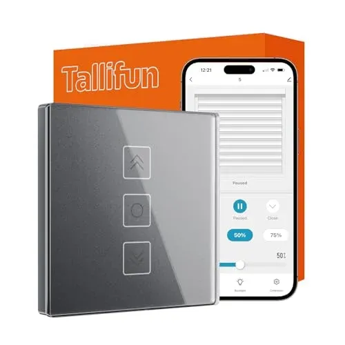 Interrupteur volet connecté Tallifun CS02 gris