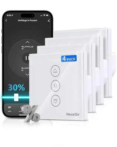 Interrupteur Wi-Fi HeuxGir CS02 pour volet roulant connecté