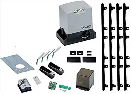 Kit FAAC 740 Delta 2 pour portail coulissant