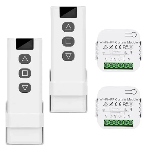 Kit interrupteur volet roulant sans fil munloo avec télécommande RF