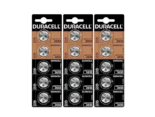 Lot de 15 piles Duracell CR2032 lithium