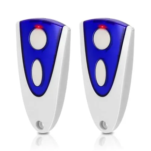 Lot de 2 télécommandes portail 433,92 MHz pour Novotron