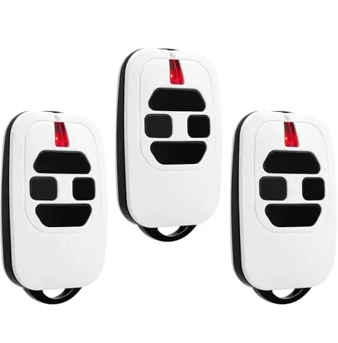 Lot de 3 télécommandes portail 433,92 MHz compatibles DEA