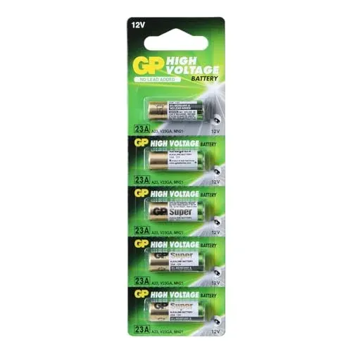 Lot de 5 piles alcalines 12 V 23A Dpower