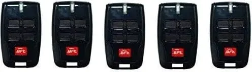 Lot de 5 télécommandes BFT Mitto B RCB04 R1