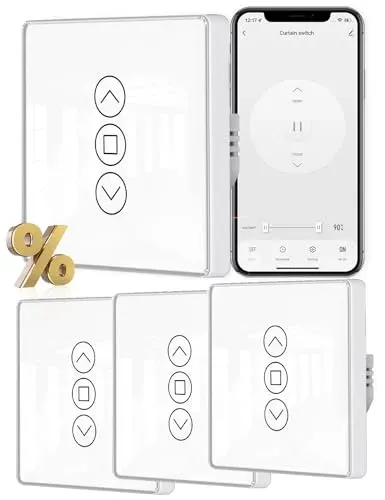 Interrupteur tactile connecté MOES WiFi pour volets