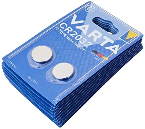 Pile bouton Varta CR2032 lithium 3 V, pack de 20