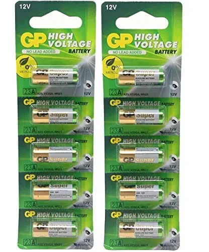 GP 23A pile alcaline 12 V, lot de 10