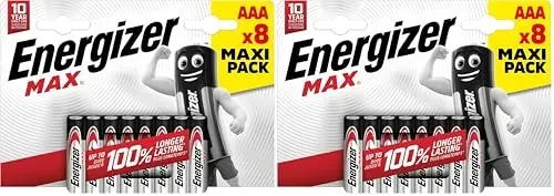 Piles AAA Energizer Max, lot de 8
