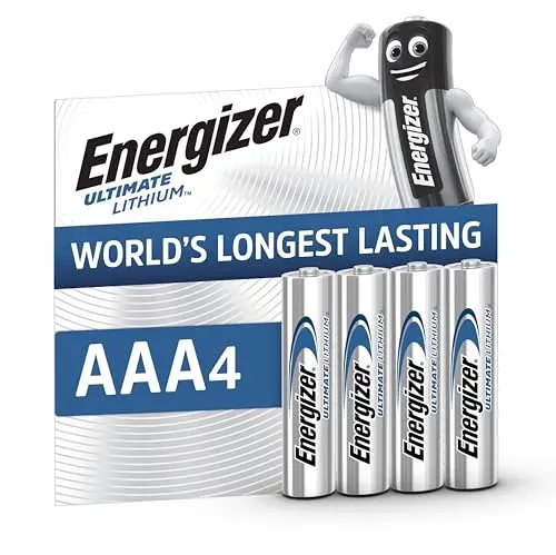 Piles AAA lithium Energizer Ultimate lot de 4