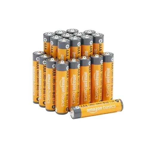 Piles Amazon Basics AAA alcalines lot de 20