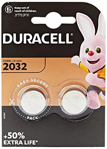 Piles bouton Duracell CR2032 au lithium, lot de 10