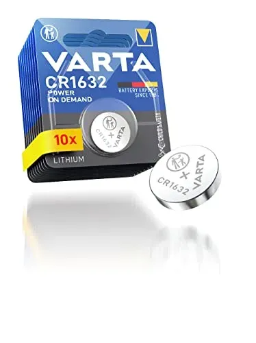 Piles bouton Varta CR1632 lithium lot de 10