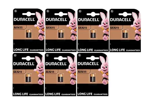Piles Duracell MN11 A11 11A, lot de 7