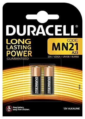 Duracell MN21 (A23) : 5 blisters de 2 piles