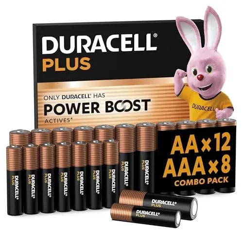 Piles Duracell Plus AA et AAA lot combiné