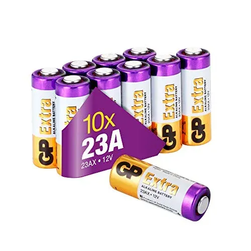 Piles GP Extra 23A 12 V lot de 10