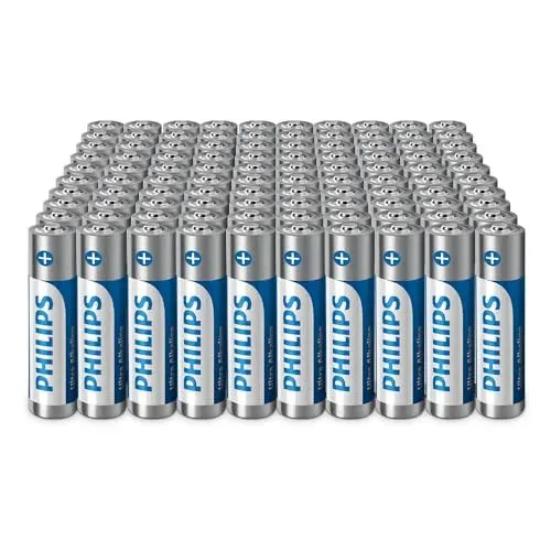 Piles Philips Ultra AAA alcalines lot de 100