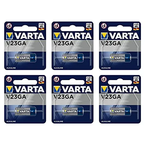 Piles Varta V23GA 12V, lot de 6