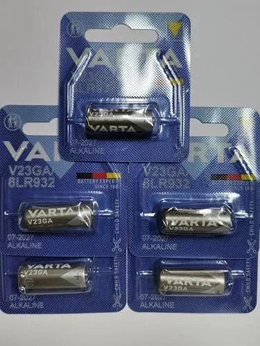 Piles Varta V23GA, lot de 5