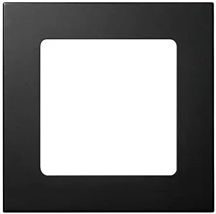 Somfy Cadre Smoove noir mat 9015023 pour interrupteur mural