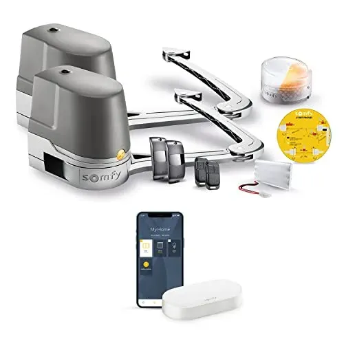 Motorisation de portail Somfy Evolvia Star avec télécommandes