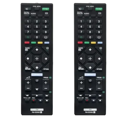 Télécommande Allimity RM-ED062 pour Sony Bravia (lot de 2)
