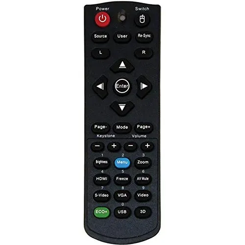 Télécommande AuKing YK-BR-5043N pour projecteurs Optoma DLP