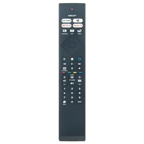 Télécommande AULCMEET HR45B-GJ21 pour TV Philips 4K