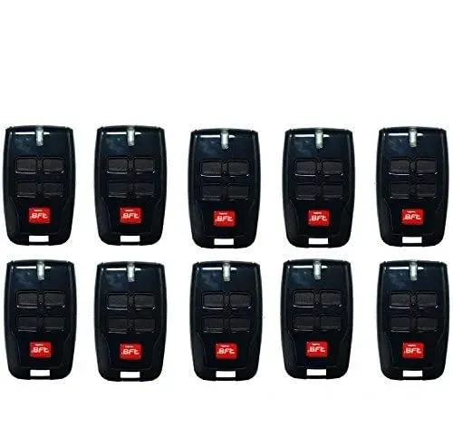 Télécommande BFT Mitto B RCB04 R1, lot de 10, 433 MHz