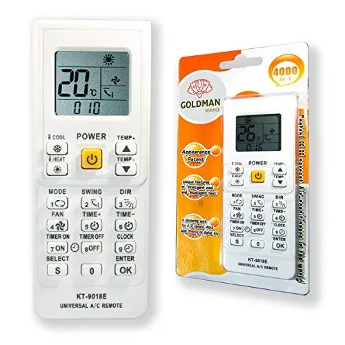 Télécommande climatisation universelle Goldman Service KT-9018E
