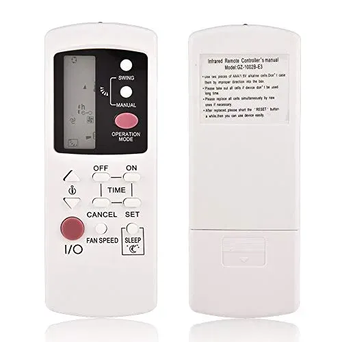 Télécommande de rechange Zerone GZ-1002A-E3 pour climatiseur