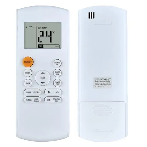 Télécommande climatiseur RG57A4-BGEF compatible Midea