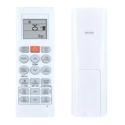 Télécommande climatiseur WKOLF AKB75215401 pour LG