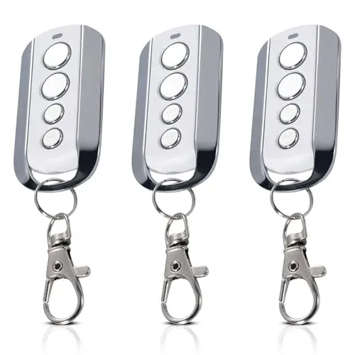 Télécommande compatible Avidsen 433 MHz 4 boutons, lot de 3