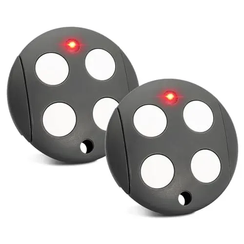 Lot de 2 télécommandes compatibles Mhouse GTX4 433 MHz