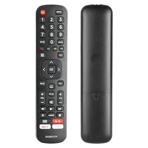 Télécommande EN2BF27H compatible Hisense avec Netflix