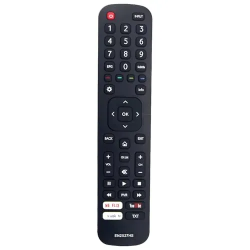 Télécommande de rechange EN2X27HS pour Hisense Smart TV
