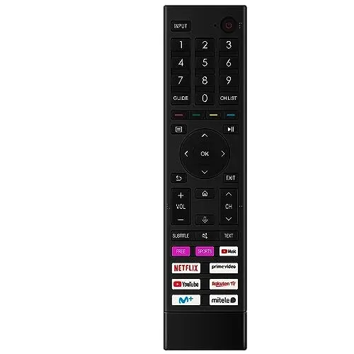 Télécommande vocale ERF3D80H compatible Hisense Smart TV