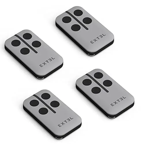 Télécommande Extel Beep pour portail et garage, lot de 4