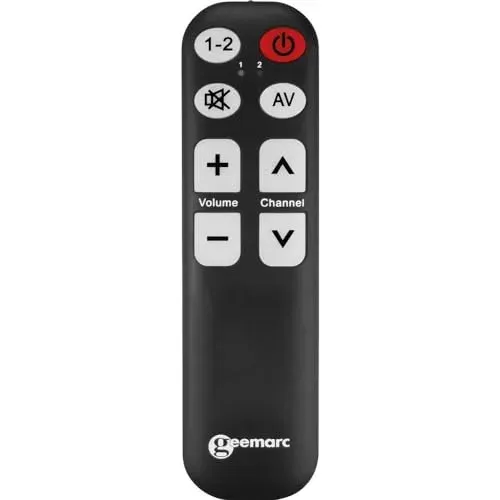 Télécommande Geemarc TV5 à 7 gros boutons