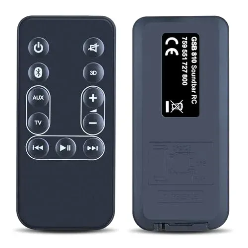 Télécommande GOUYESHO de rechange pour barre de son Grundig GSB-810