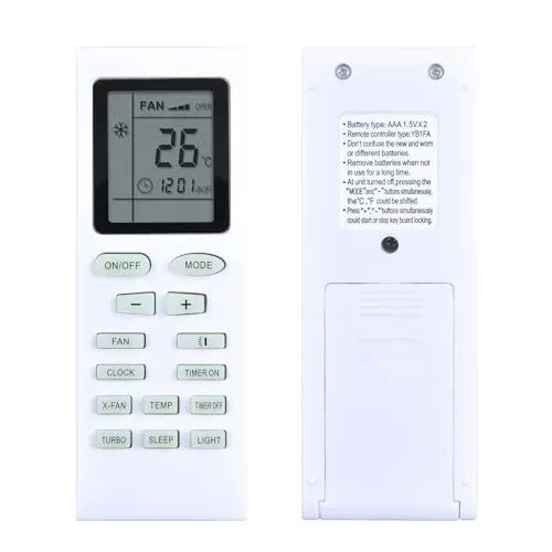 Télécommande Gree YB1FA de rechange GOUYESHO