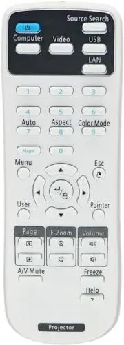 Télécommande de remplacement GreenBale pour vidéoprojecteur Epson